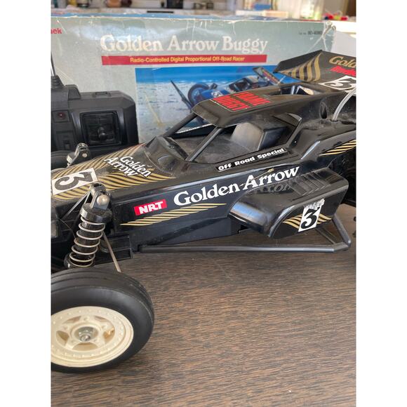 Golden Arrow Remote Control Radio Shack RC F10 Frame Buggy - Picture 14 of 16